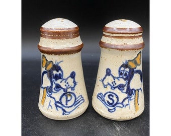 Wildfire Goofy Salt & Pepper 1987 Poterie émaillée au sel