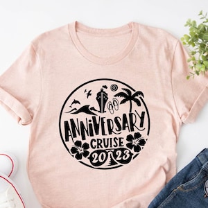 Anniversary Cruise 2024 T-Shirt, Travel Couple Shirt, Wedding Trip, Matching Couple Shirt, Cruise Party Tee, Summer Couple Tee, Vacay Tshirt