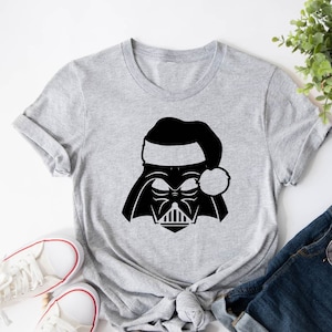 Darth Vader Santa Shirt, Funny Graphic Tshirt, Star Wars Shirt, Christmas Disney Shirt, Funny Disney, Graphic T-Shirt Tee, Gift for Her