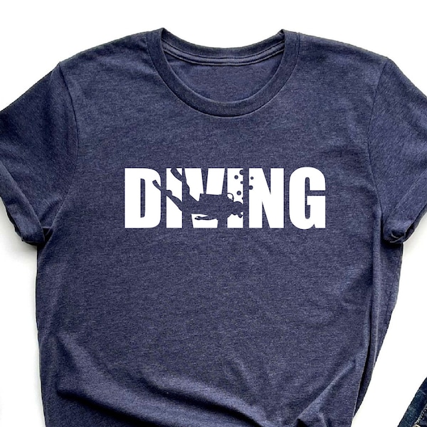 Diving Shirt, Scuba Diver Gift, Cute Diving Shirt, Underwater Sports Shirts, Gift For Diver, Diving Lover T-shirt, Deep Water Shirt