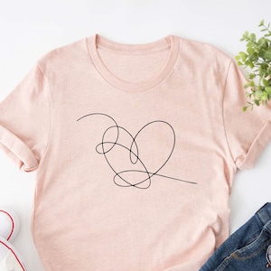 BTS Love Yourself Heart Shirt, Love Yourself Tear T-Shirt, BTS Shirt, Bangtan Shirt, Heart Shirt, Love Shirt, Tae Shirt, Jimin Shirt