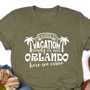 Orlando Family Vacation 2025 Shirt, Family Vacation Shirts, Florida Matching Tee, Orlando Travel, Orlando Trip Shirt, Florida Girls Trip Tee