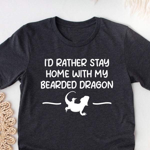 Bearded Dragon Shirt, Bearded Dragon T-shirt, Bearded Dragon Lover Gift, Gift for Bearded Dragon Lover, Animal Lover Tee, Funny Dragon Shirt