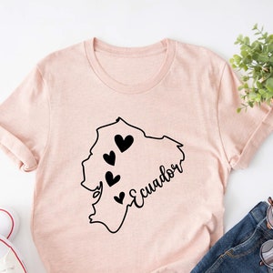Ecuador Shirt, Ecuador Lover Shirt, Latina Gift, Ecuador Gift, Ecuadorian Shirt, Camisa de Ecuador, Ecuador Shirt, Ecuador Map Tee, Ecuador