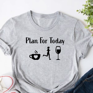 Coffee run wine sweatshirt sale