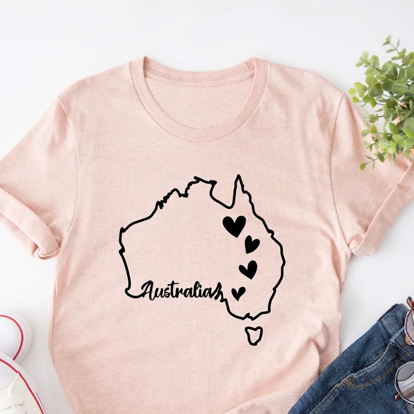 Australia Map Shirt, Australia Shirt, Australia Trip Shirt, Australia T-shirt, Australian Shirt, Australian Gift Shirt, Australia Day Shirt