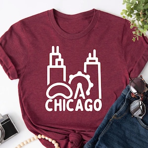 Chicago Shirt, Chicago Gifts, Chicago Souvenir, Gift From Chicago, Chicago City T-Shirt, Chicago Vacation Shirt, Chicago Lover Shirt Gift