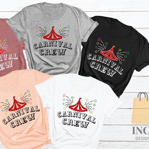 Carnival Crew Shirt, Carnival Party, Carnival Staff Shirt, Carnival Theme Birthday, Kids Birthday Children Party Present, Circus Lover Shirt