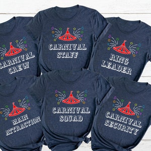 Carnival Birthday Tees, Carnival Staff Birthday, Circus Birthday Tee, Carnival Squad, Birthday Crew, Matching Birthday Family, Birthday Gift