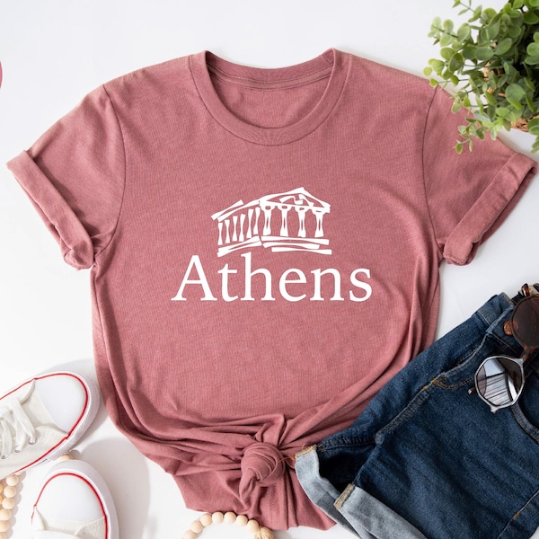 Athens Shirt, Athens Travel Shirt, Greece Vacation T-Shirt, Athens Lover Shirt, Summer Shirt, Greece Shirt, Greek Shirt, Athens Gifts