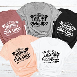 Orlando Family Vacation Shirts, Orlando Trip T-shirts, Florida Shirts, Orlando Disney Shirt, Summer Vacation Outfit, Orlando Group Shirts