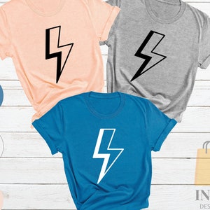 Lightning Bolt Shirt, Lightning Thunder Shirt, Flash Shirt, Lightning Lover T-shirt, Storm Shirt, Lightning Shirt, Lightning Team Shirt