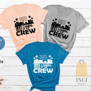 2023 Las Vegas Crew Shirt, Las Vegas T-shirt, Summer Vacation Family Gift, Las Vegas Lover, Las Vegas Matching Family Trip, Vegas Travel Tee