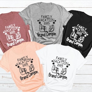 2025 Grand Canyon Family Vacation Shirt, Grand Canyon T-shirt, Summer Vacation Family Gifts, Arizona Lover Shirt, Best Matching Family Trip