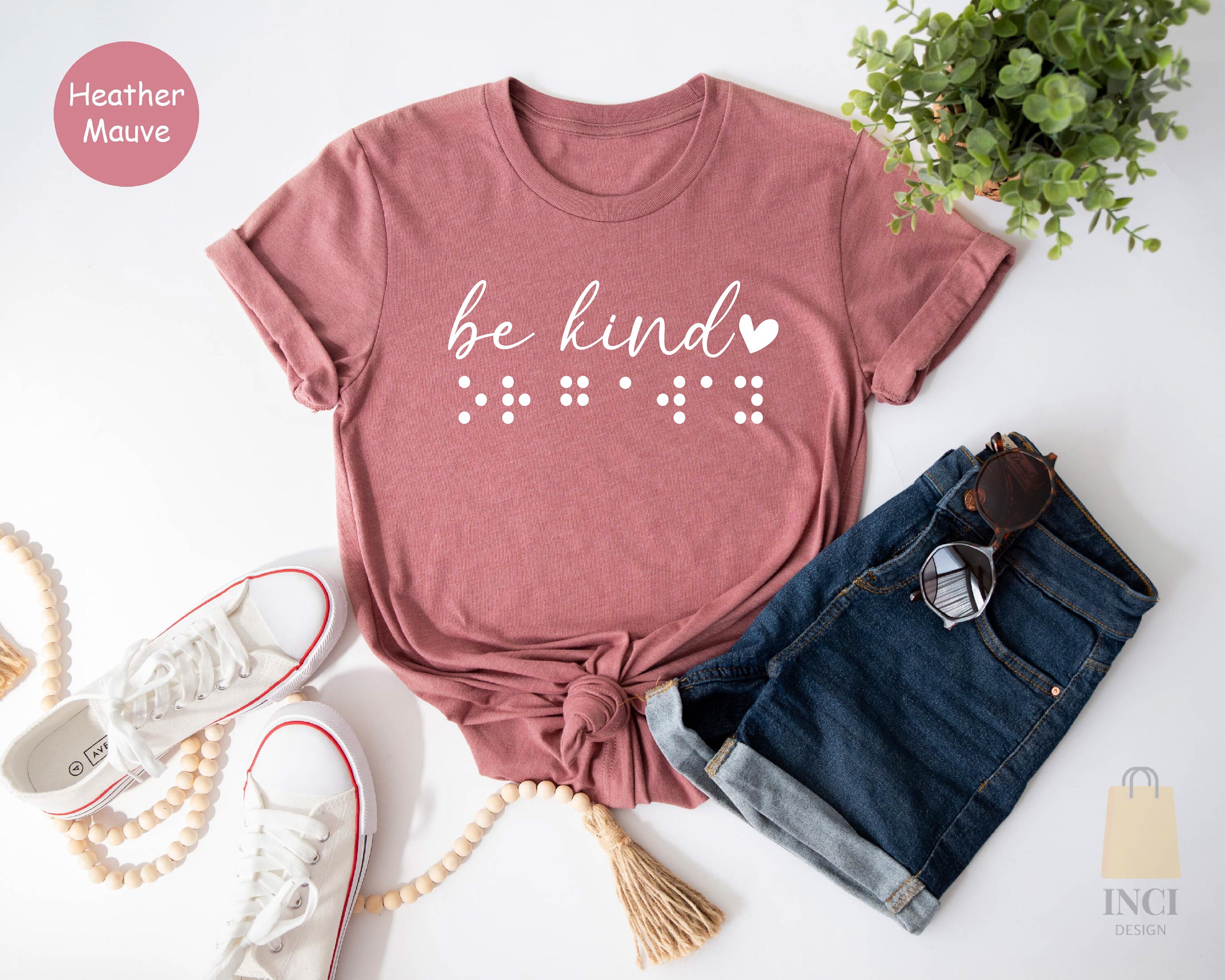 Braille Be Kind Shirt Visual Braille Shirt Choose Kindness Etsy