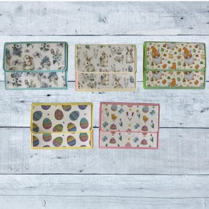 Easter Mini Post-It Note Holders  - Memo Pads (Multiple Options), Notepads, Party Favors, Office Gift, Teacher Gift, Small Gifts