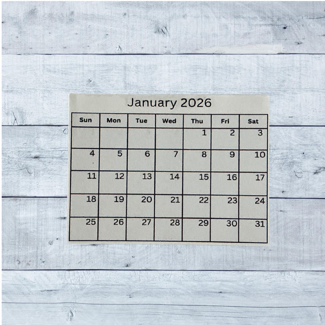 2026 Mini Tear-off Calendar, 2026 Monthly Pad Calendars, 2026 Craft ...