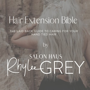 Hair Extensions Aftercare Card Template, Editable Minimalist Care Card, How to Care Card, Modern Salon Hair Extensions, Canva Printable