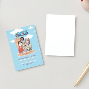 CARTE D'INVITATION One Piece