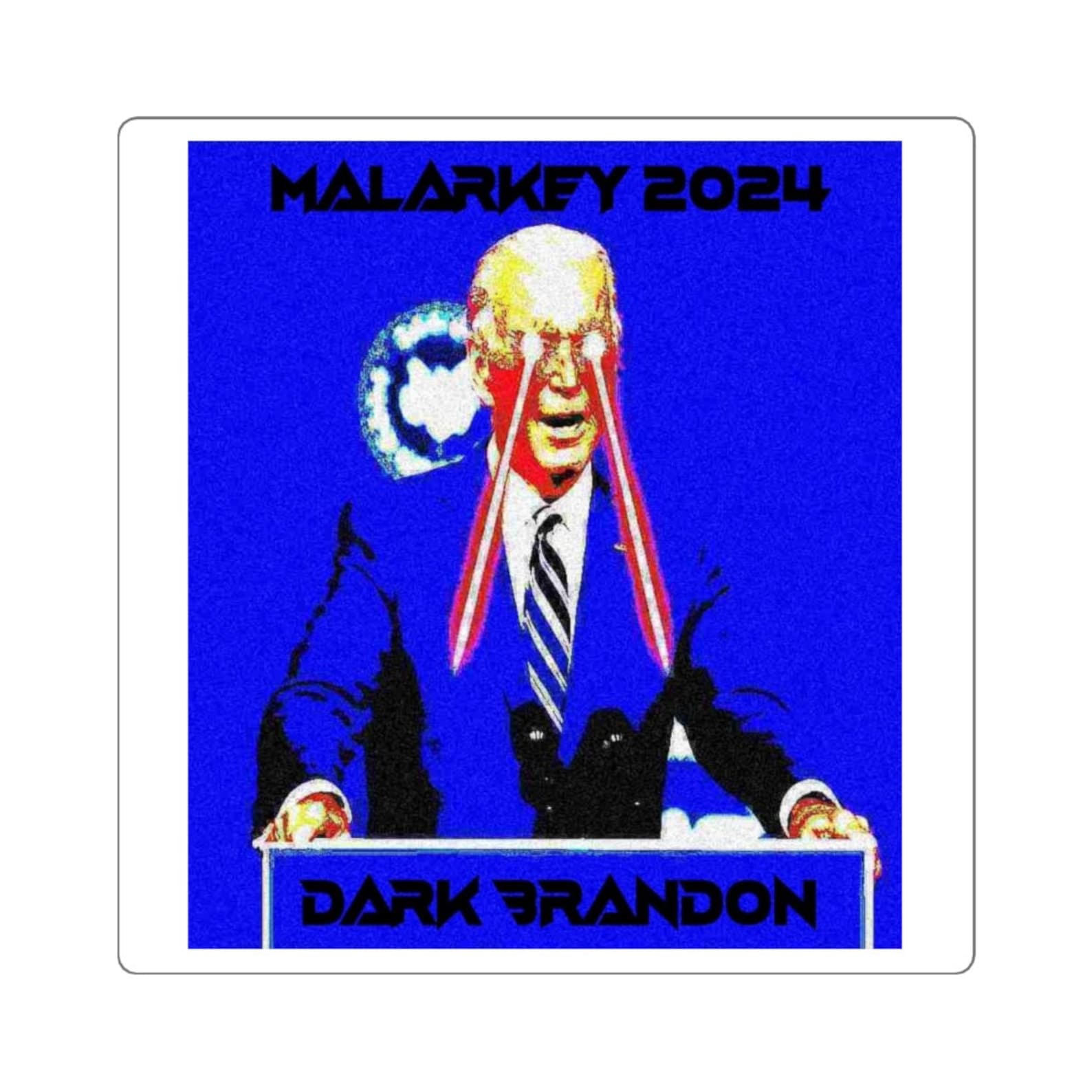 Dark Brandon Malarkey 2024 Sticker Etsy