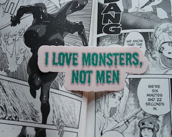 Monster Romance book Sticker