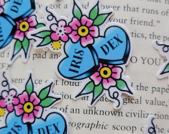 Under Locke Book Sticker Dex Iris