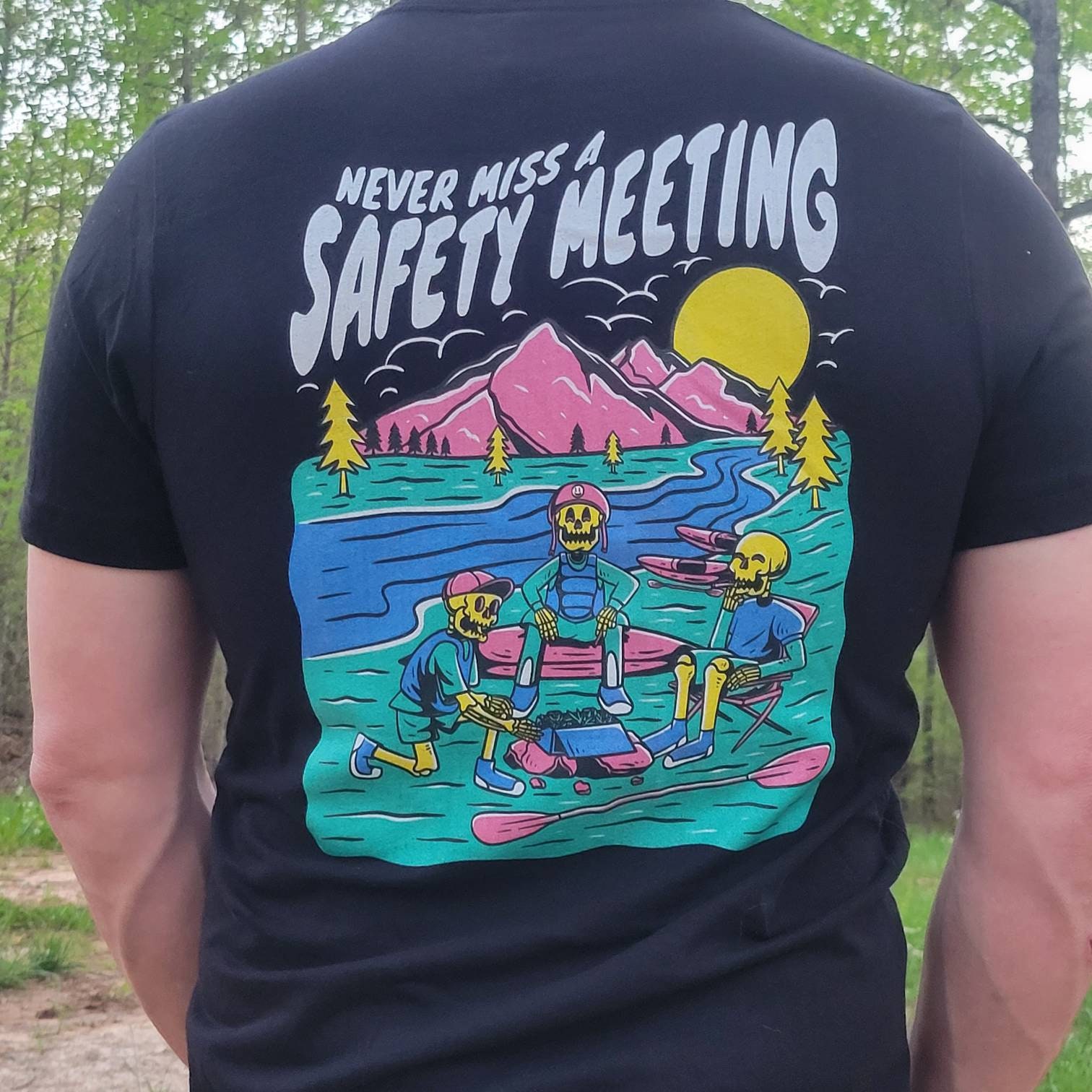 Whitewater Kayak Shirt New River Life Weedsmoking Never Miss a