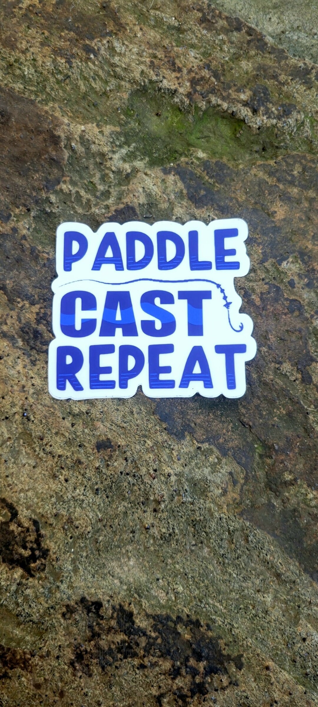 Fishing Kayak Sticker Dad Gift for Fisherman Kayak Gift Paddle Fishing
