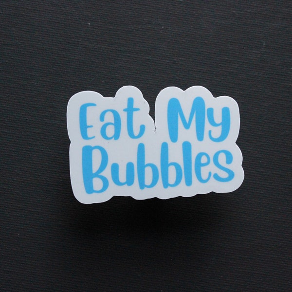 Eat My Bubbles Swim Team Stickers Swimmer gifts for swim team coach