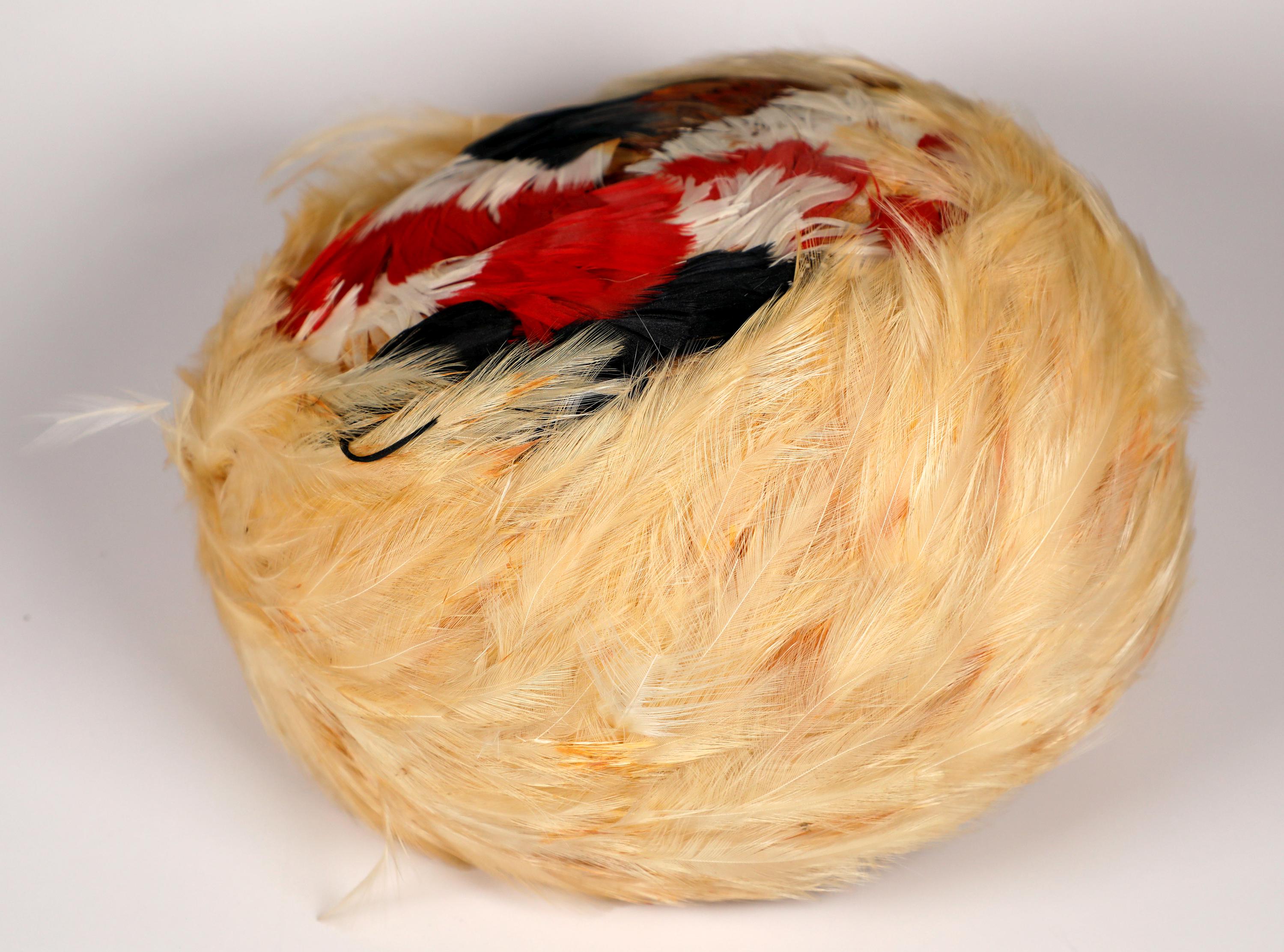 Valerie Modes Feather Hat - Etsy
