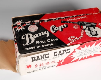 Vintage 1960s Horse Brand Bang Caps Sold in Groups of 5