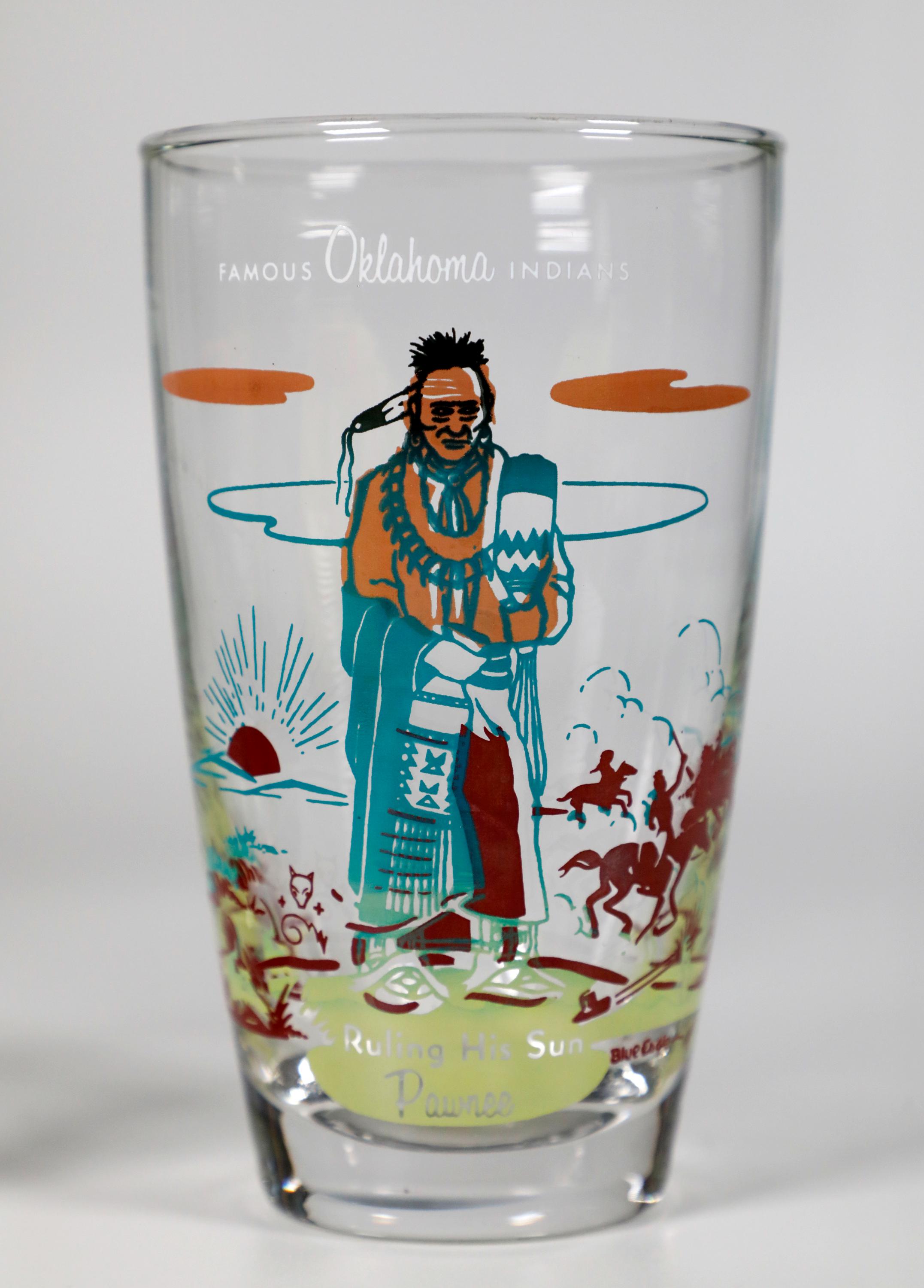 ヴィンテージ ノックス オイル エーシー ブルー イーグル クリアガラス