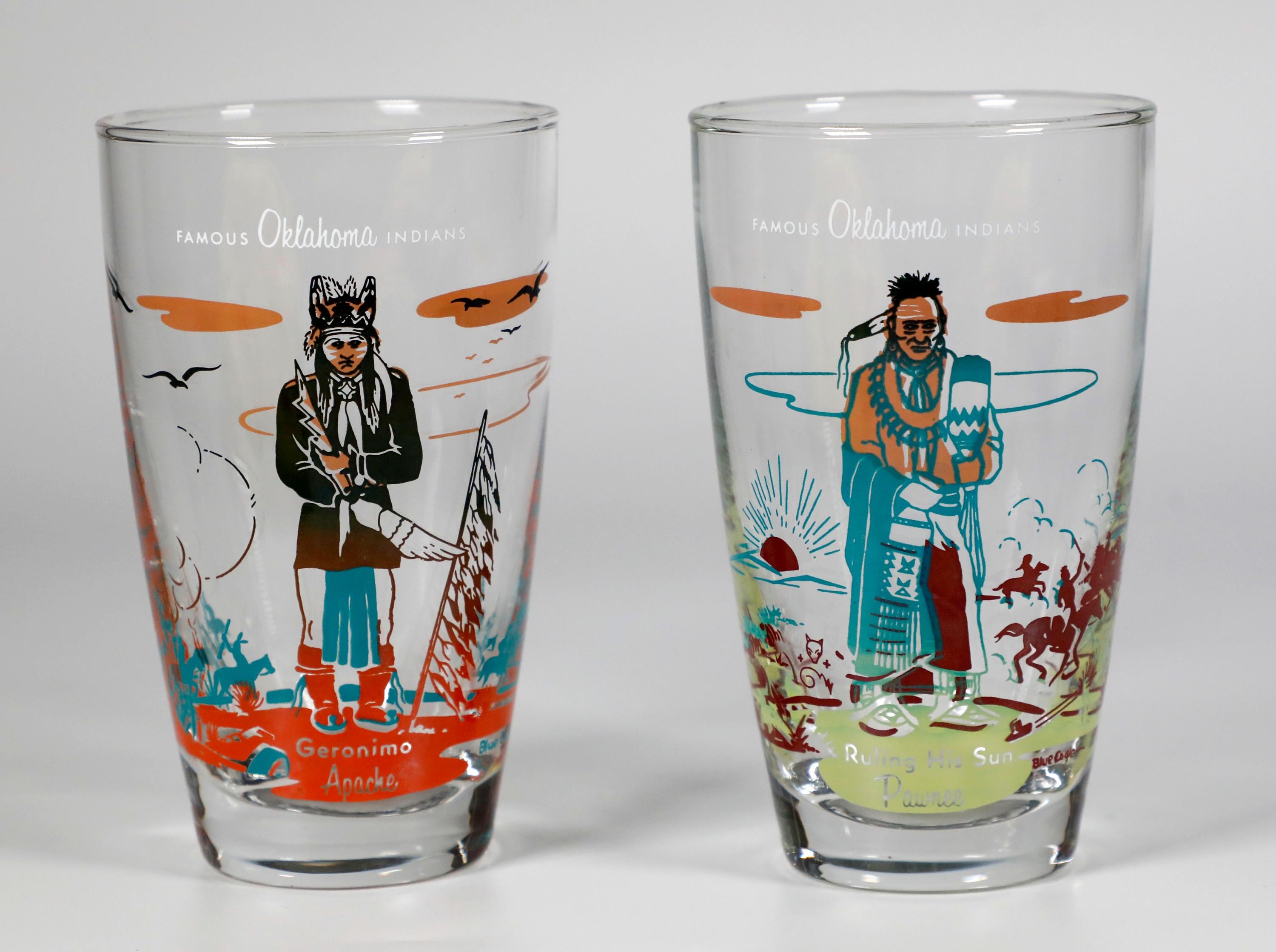 ヴィンテージ ノックス オイル エーシー ブルー イーグル クリアガラス