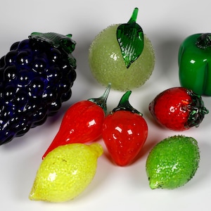 Vintage glass fruit