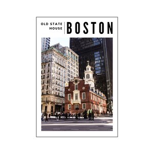Old State House Boston, Printable, Instant Download