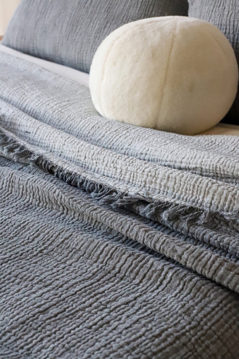 Soft Organic Cotton Gauze Blanket Muslin King Queen Etsy