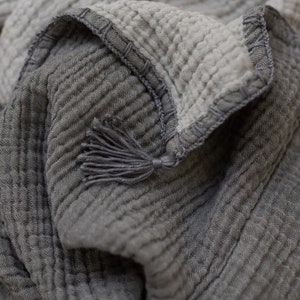 Muslin Bed Cover, Soft Organic Cotton Blanket, Cozy Throw Blanket, Muslin Baby Swaddle Blanket, Baby Blanket