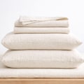 Cotton Flat Sheet, Breathable Muslin Top Sheet, Organic Muslin Flat Bed Sheet, Organic Certified Cotton Bedding, King, Queen Size Flat Sheet