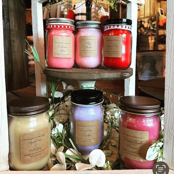 Hand Poured Candles Etsy