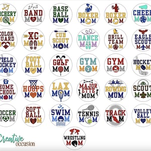 Sports BOGG Charms, BOGG Bits, Custom Tags, Band Mom, Football Mom, Cheer Mom, XC Mom, Soccer Mom, Field Hockey Mom, Sports Charms, Bag Tags