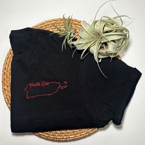 Puerto Rico Embroidered Shirt