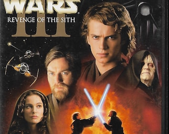 Star Wars: Episode III - Revenge of the Sith (DVD, 2005) Hayden Christensen, Ewan McGregor, Peter Mayhew, Samuel L. Jackson