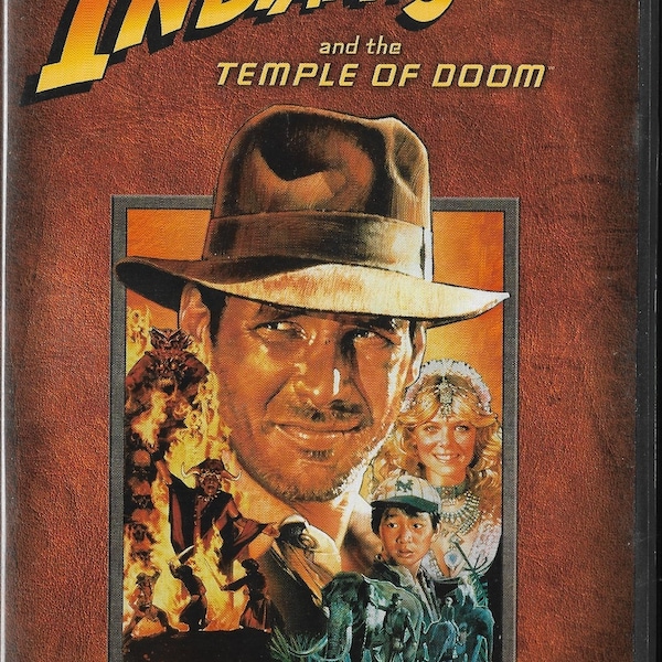 Indiana Jones and the Temple of Doom (DVD, 1984) Action, Harrison Ford, Kate Capshaw, Ke Huy Quan, Dan Aykroyd