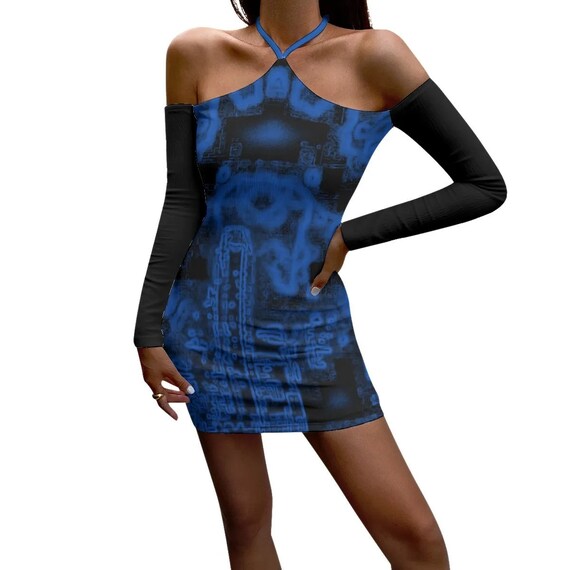 sachin and babi light blue dress How to Add Sleeves to a Dress Tutorial