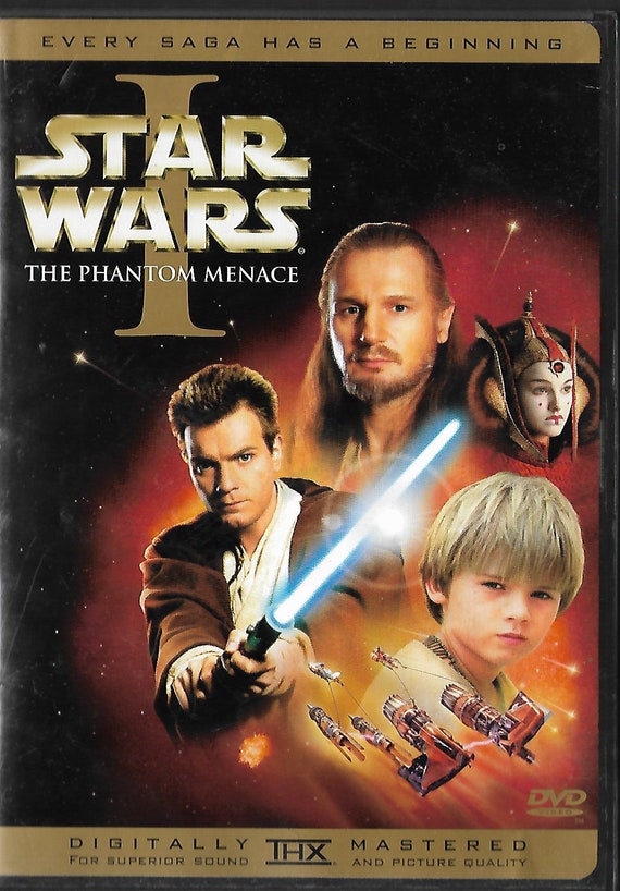 Star Wars: Episode I the Phantom Menace DVD 1999 Liam - Etsy