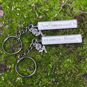 ACOTAR Matching Keychain Set - Feyre & Rhysand 2