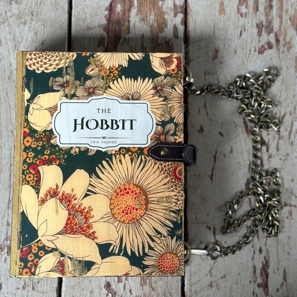 Wood Book Purse - The Hobbit