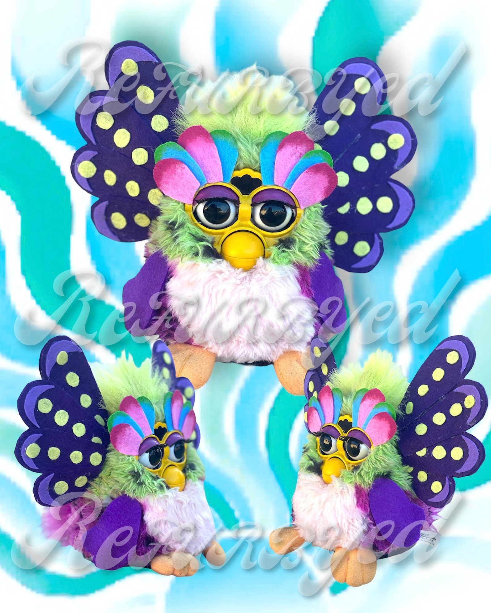 Custom CHATTERMAX Bluey Inspo Custom Furby WORKING Etsy