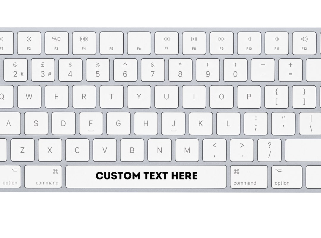 Custom Keyboard Space Bar Customized Keyboard Stickers Etsy