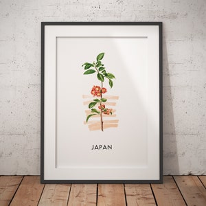 Japan Cherry Blossom Flower Poster - Premium Matte Paper